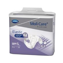 保赫曼妙力金裝彈性搭扣式尿褲（夜用型）大號MoliCare Pr. Elastic 8D L P24 30片/包 3包/箱貨號1654731