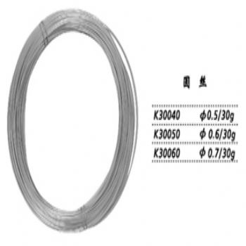 金鐘牙用絲K30040 圓絲 φ0.5（30g）